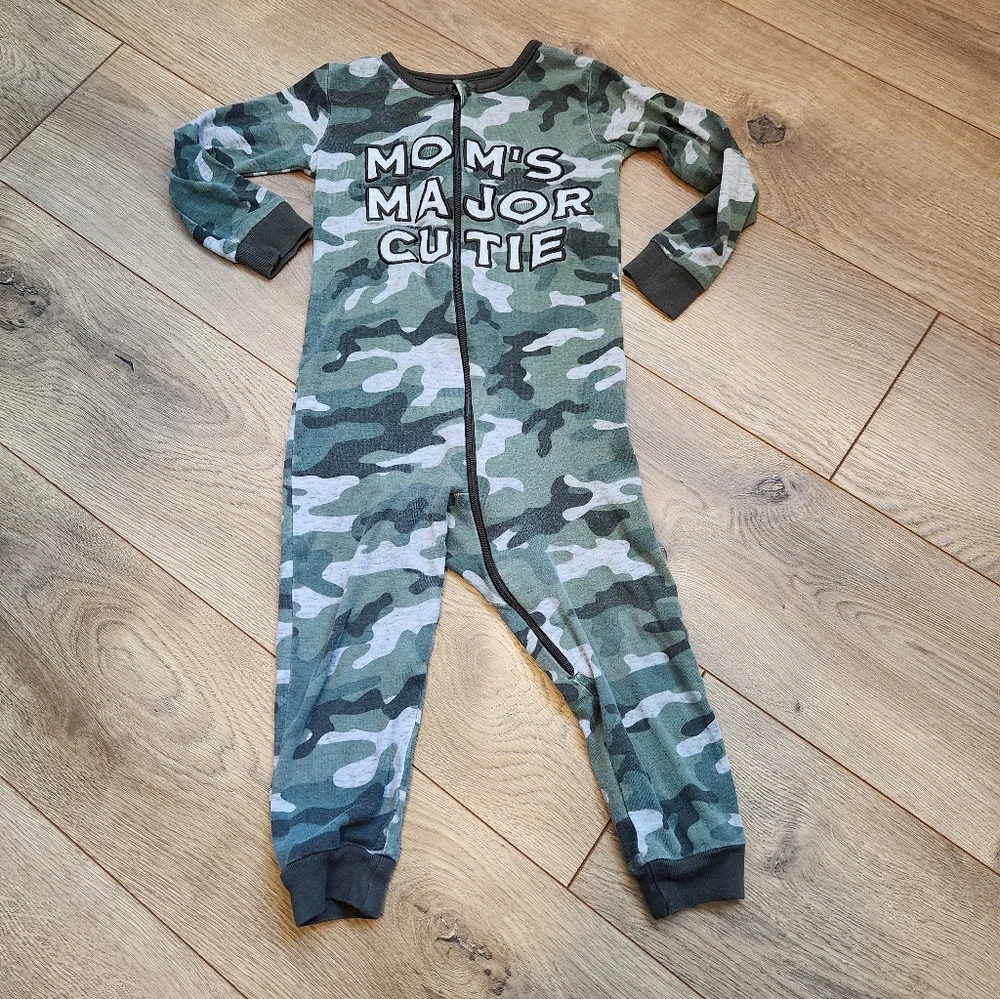 18-24 Boys camo Footless Sleeper